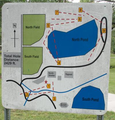 Disc Golf map